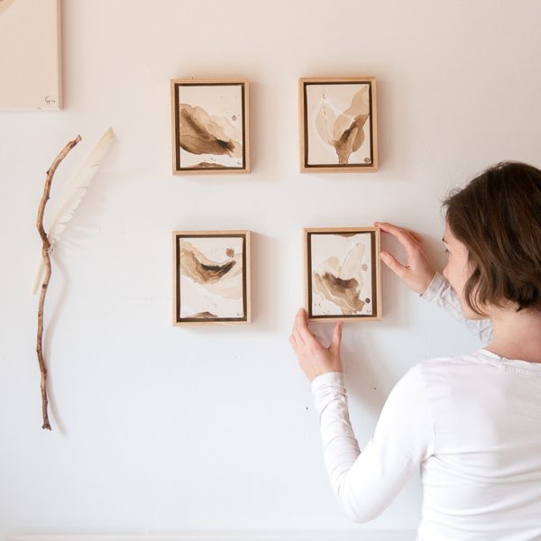 Online painting course | Online Malkurs | Acrylic inks | Textur | Abstrakt malen | Christina Hohenwarter Art | Minimalism | Reductive art and design