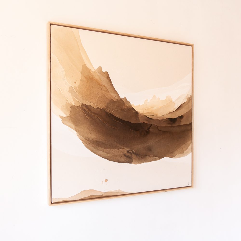 Abstraktes minimalistisches Gemälde