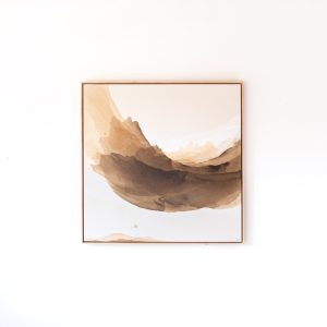 Into a whisper | 80 x 80 x 3 cm