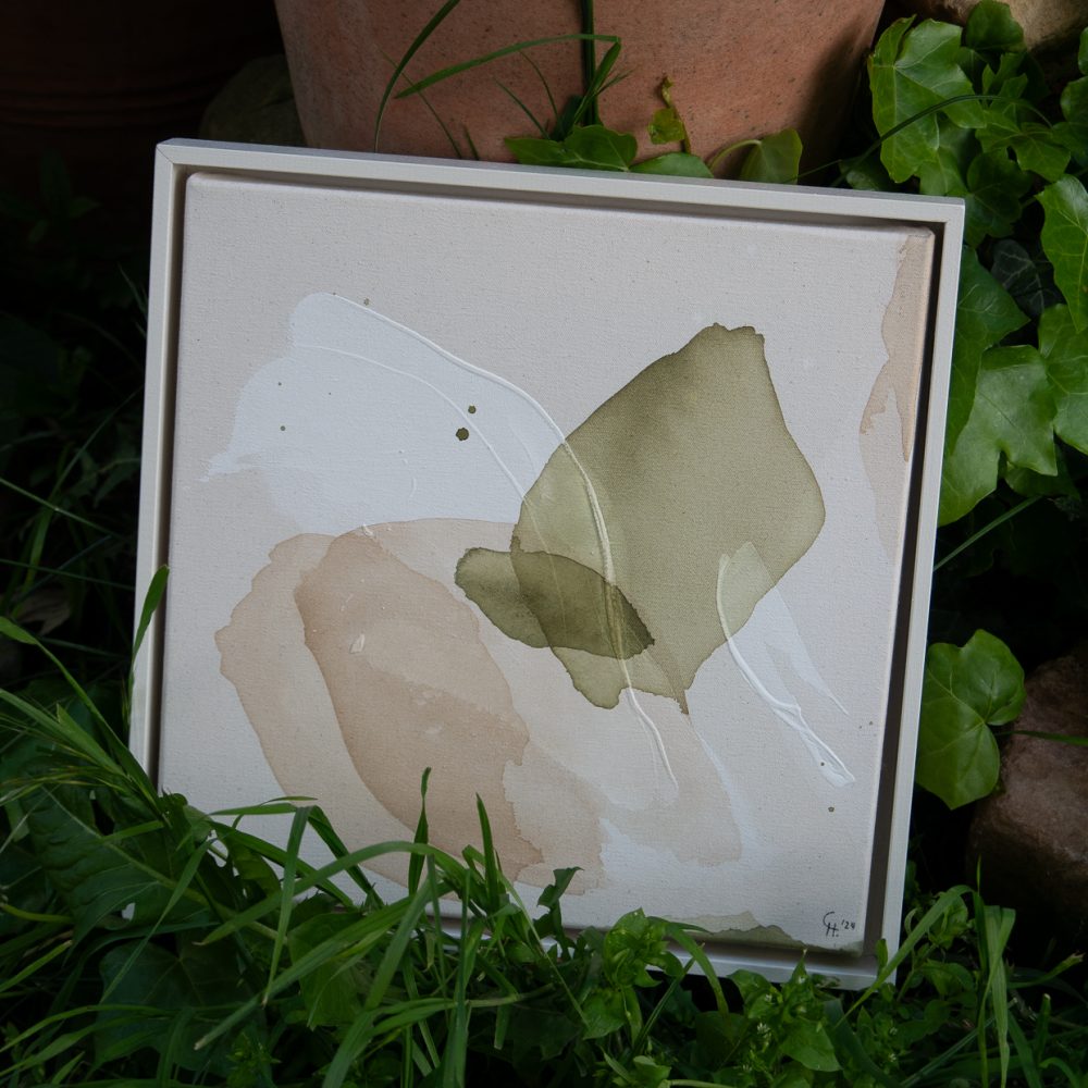 Your heart's fullest spreads | 30 x 30 x 2 cm - Image 5