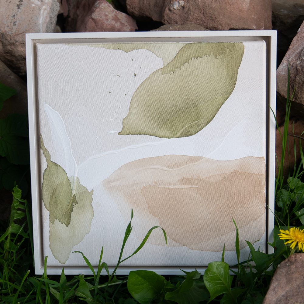 Kunstwerk im Garten