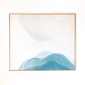 Skies of blue and clouds of white | 120x140x2 cm
