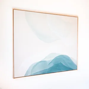 Skies of blue and clouds of white | 120x140x2 cm