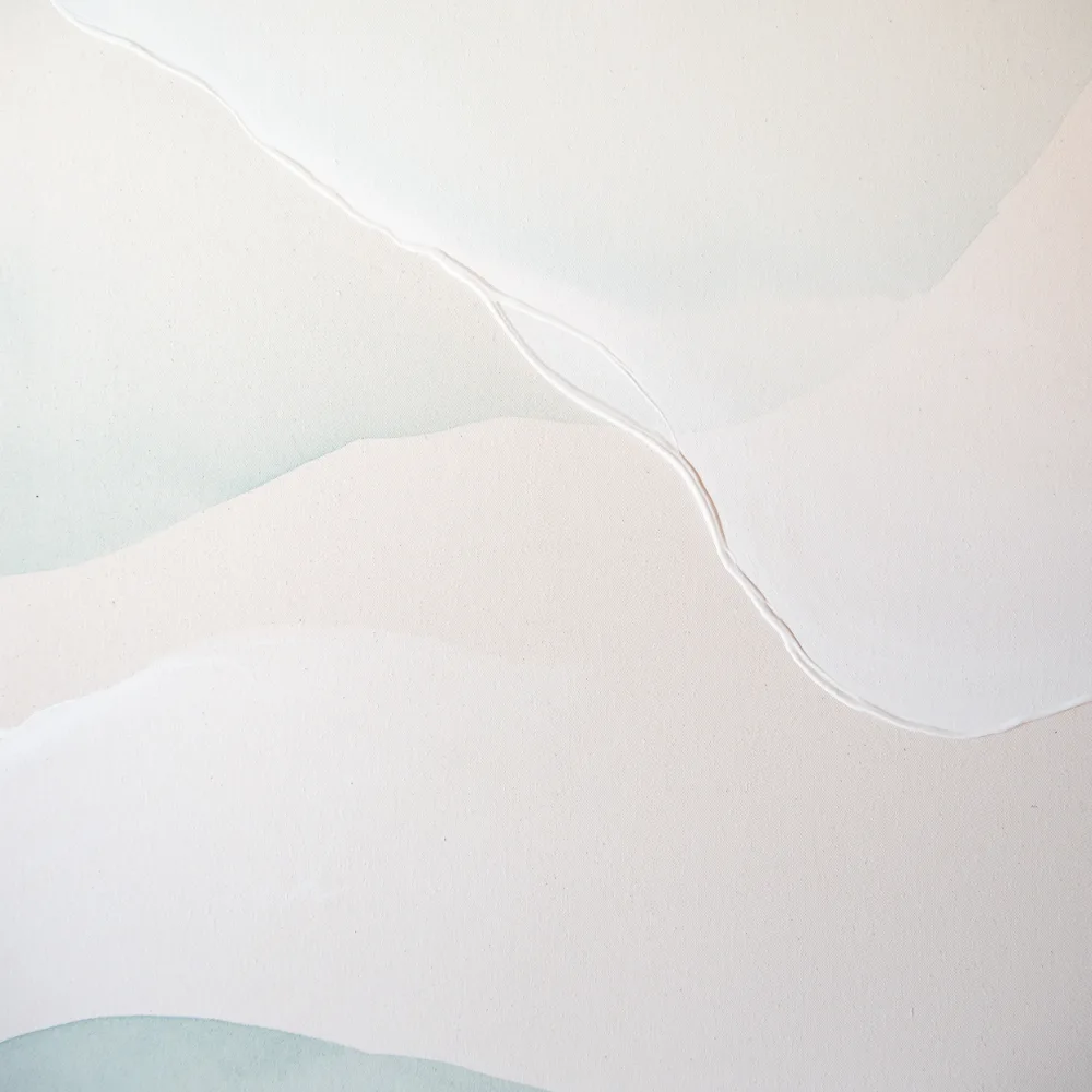 Skies of blue and clouds of white | 120x140x2 cm - Image 4