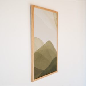 Behind the hills I | 40×30 cm