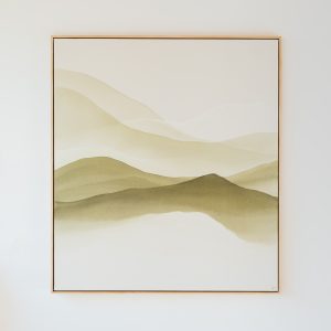 The mountain is her home | 90x80x3 cm