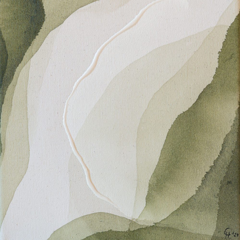 Abstrakter Wald natürlich grün Pfalz Deutschland Christina Hohenwarter Fine Art Original Kunstwerk