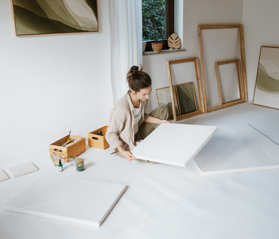 Künstlerin Christina Hohenwarter - Pfalz - Fine Art - Originale - Atelier - Auftragskunst - Abstrakte Gemälde